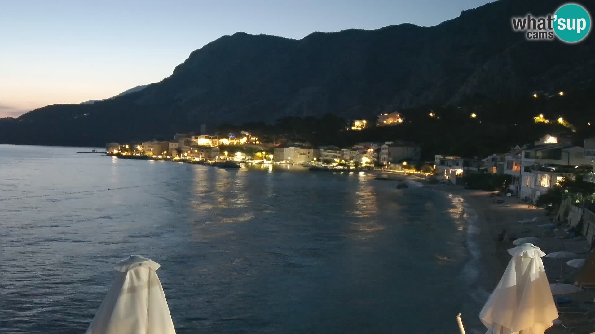 Webcam Drašnice (Podgora)  – Beach – Ober apartments