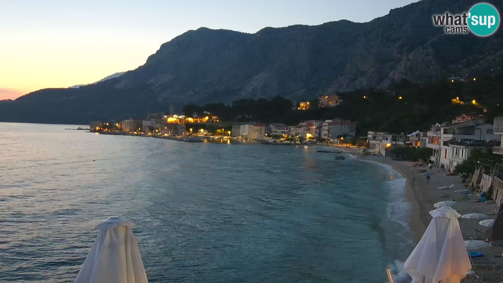 Webcam Drašnice (Podgora)  – Beach – Ober apartments