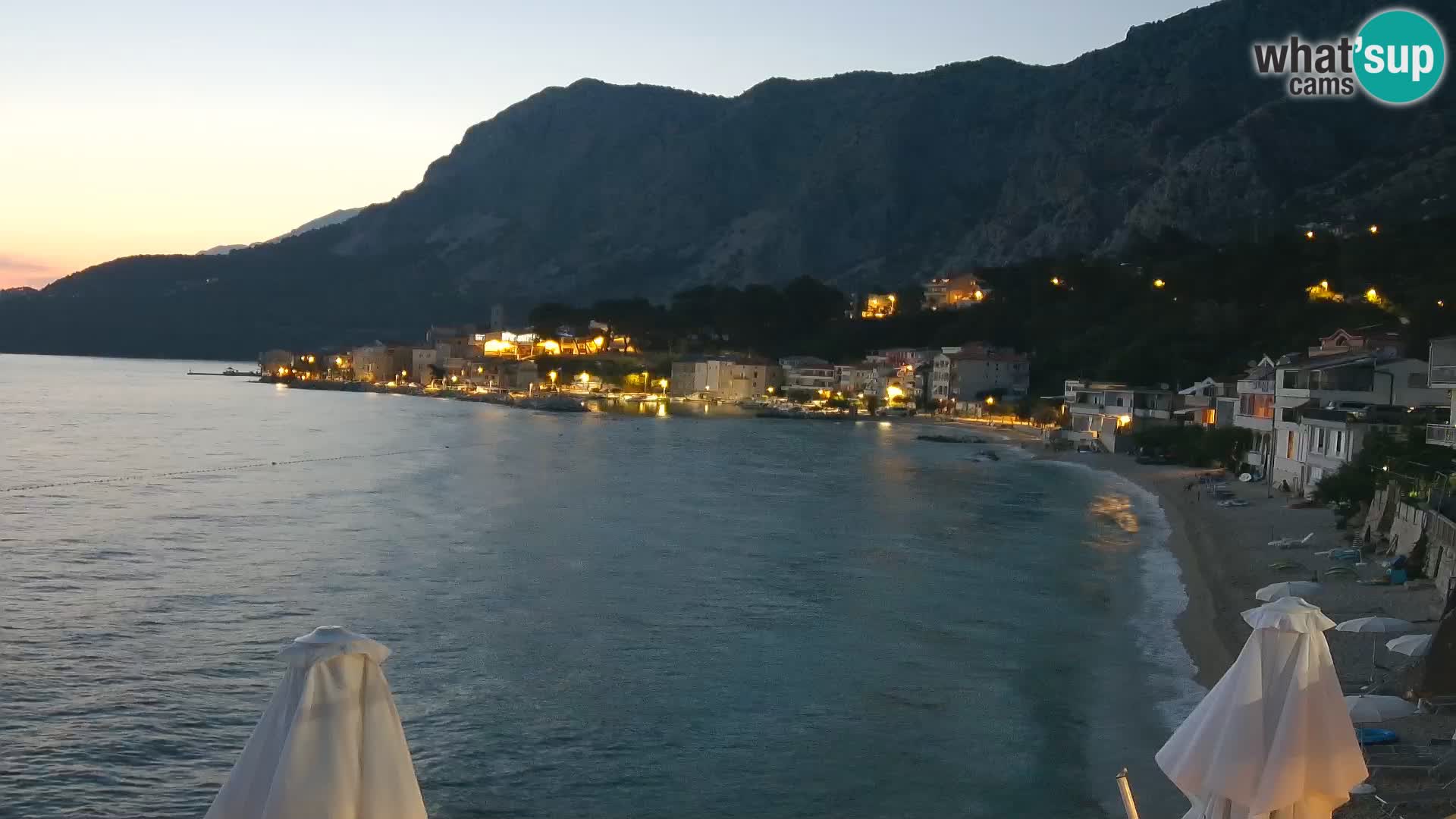 Webcam Drašnice (Podgora)  – Beach – Ober apartments