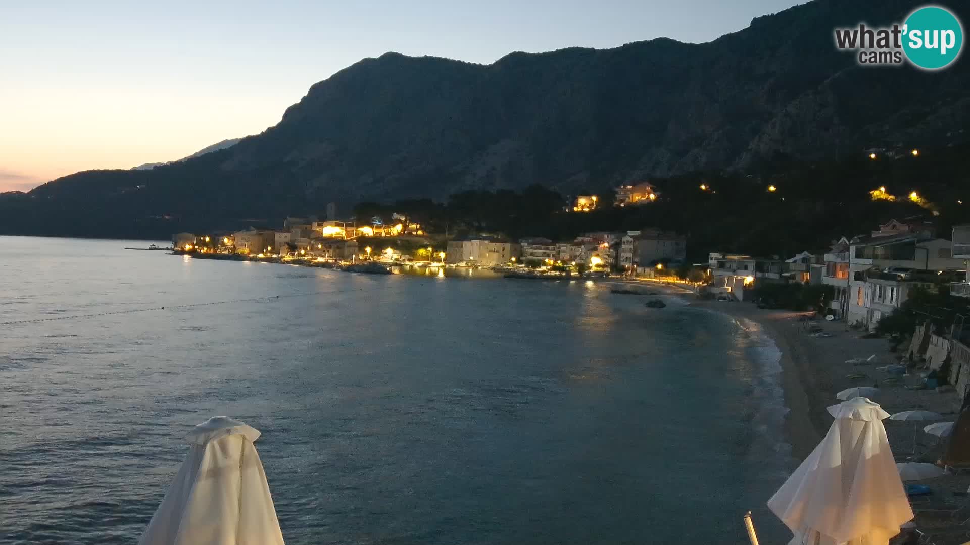 Webcam Drašnice (Podgora)  – Beach – Ober apartments