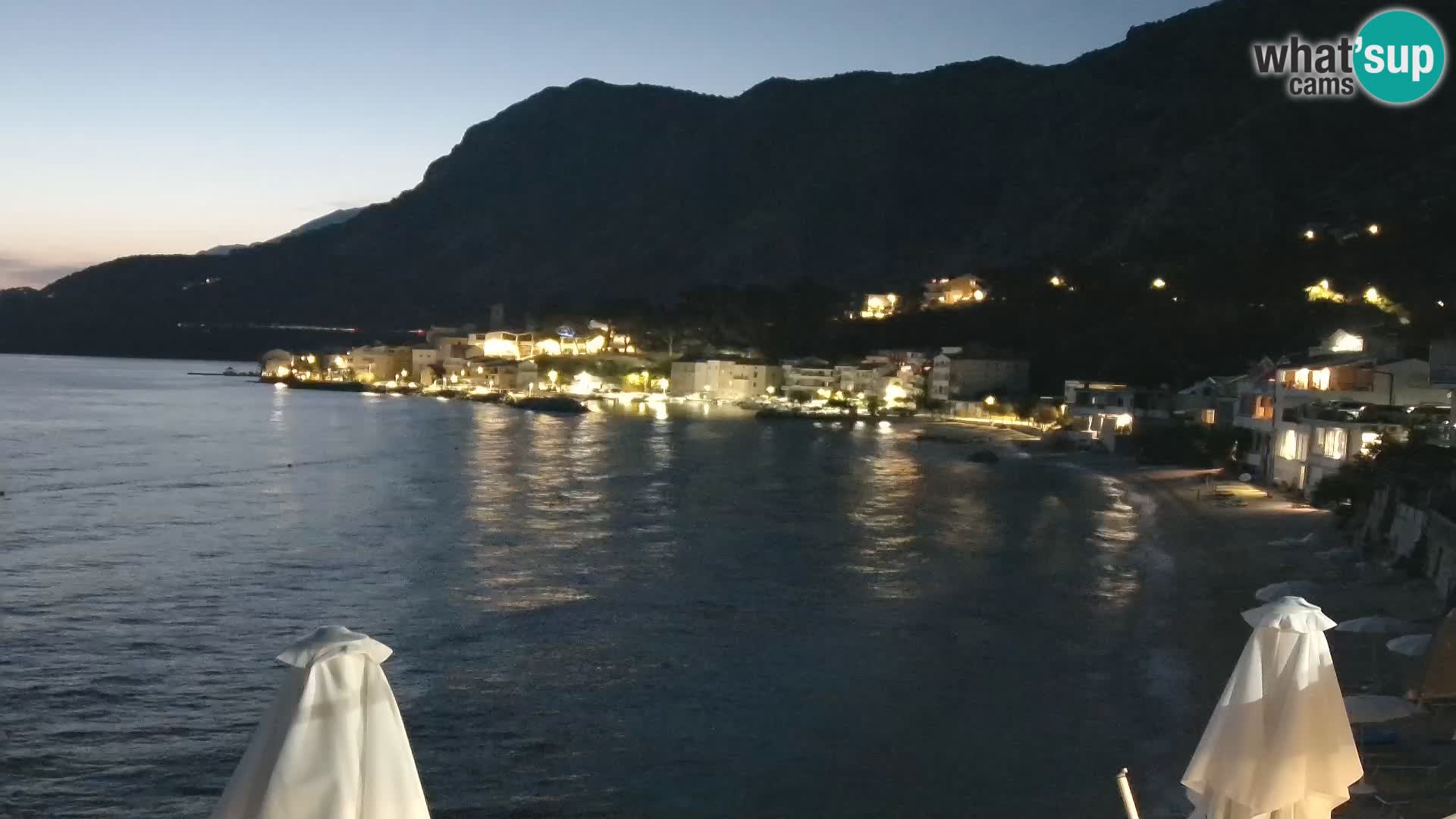 Webcam Drašnice (Podgora)  – Beach – Ober apartments