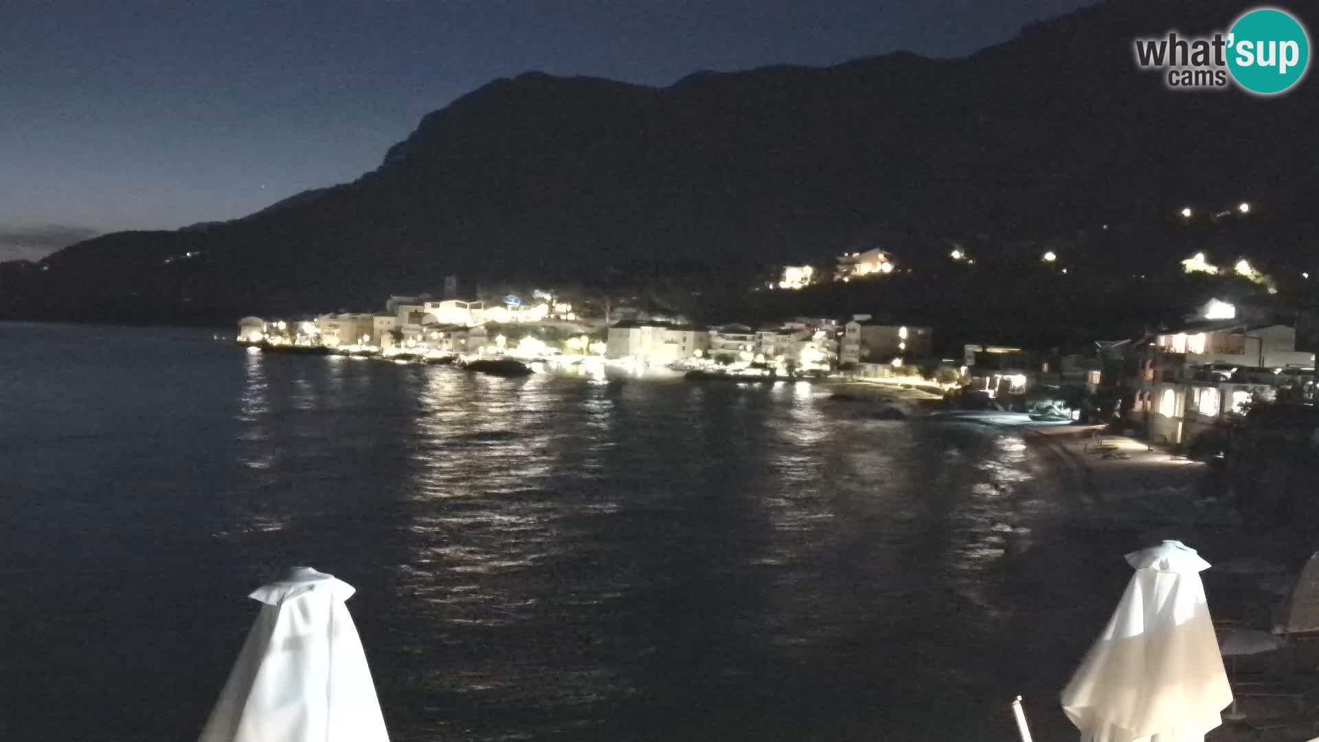 Webcam Drašnice (Podgora)  – Strand