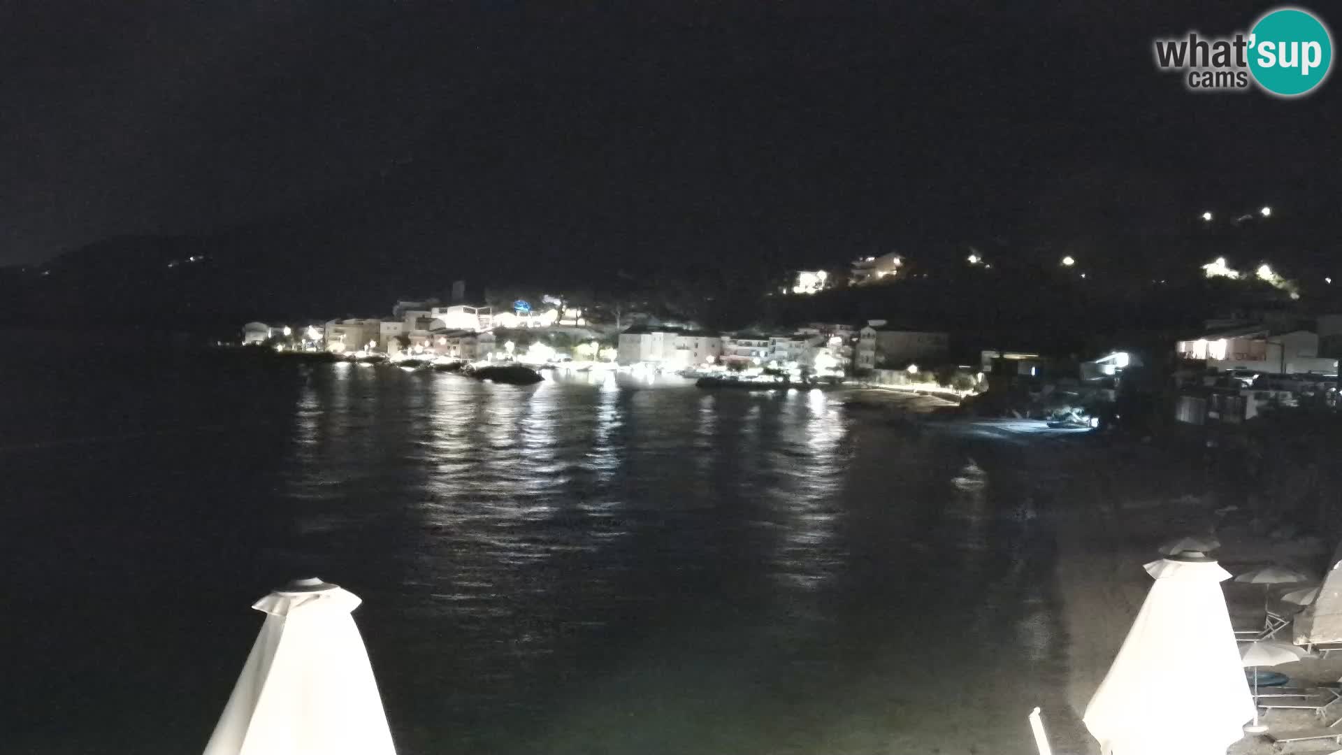 Webcam Drašnice (Podgora)  – Beach – Ober apartments