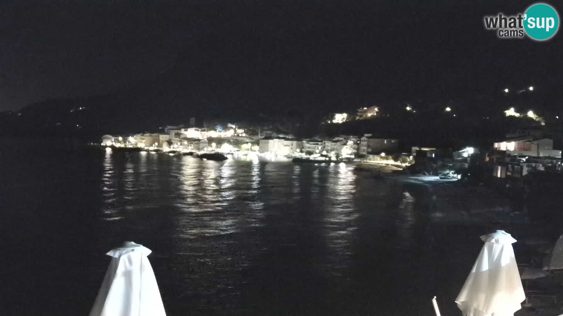 Webcam Drašnice (Podgora)  – Beach – Ober apartments