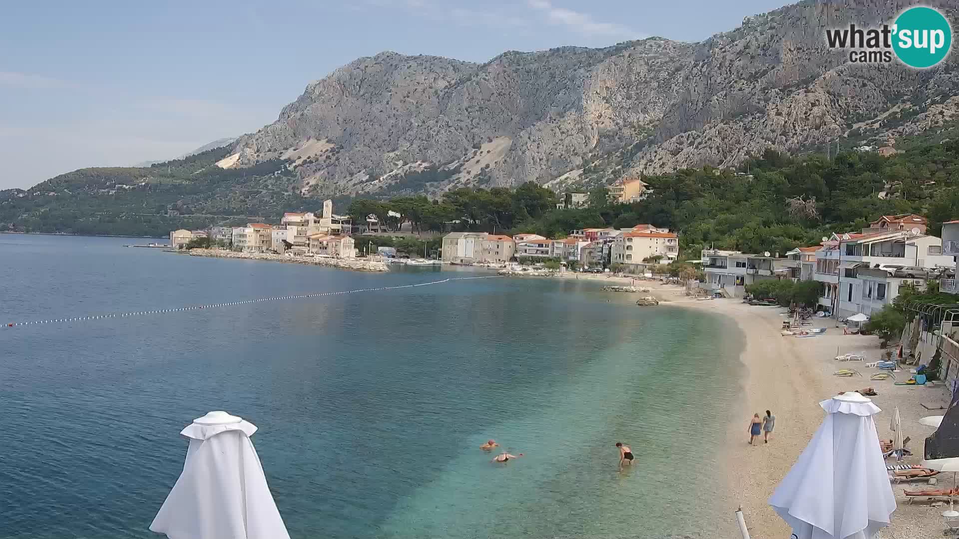 Kamera v živo Drašnice (Podgora) – Plaža