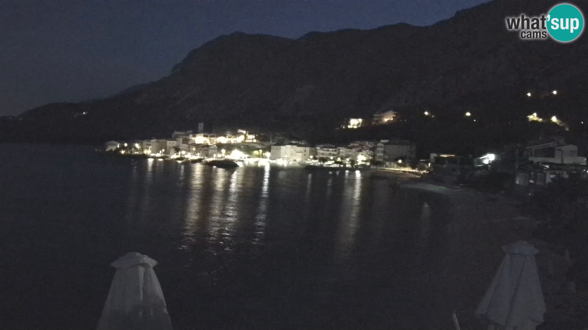 Webcam Drašnice (Podgora)  – Strand