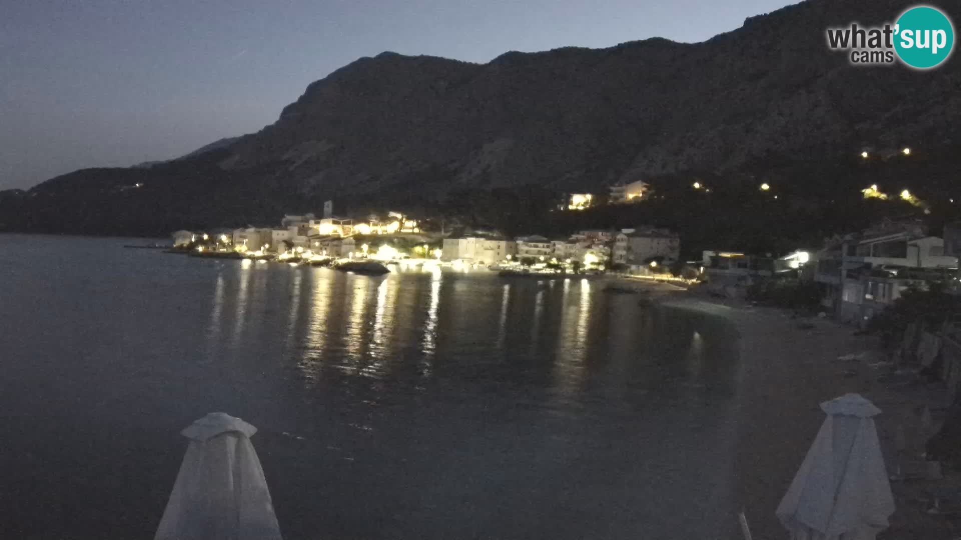 Webcam Drašnice (Podgora)  – Strand