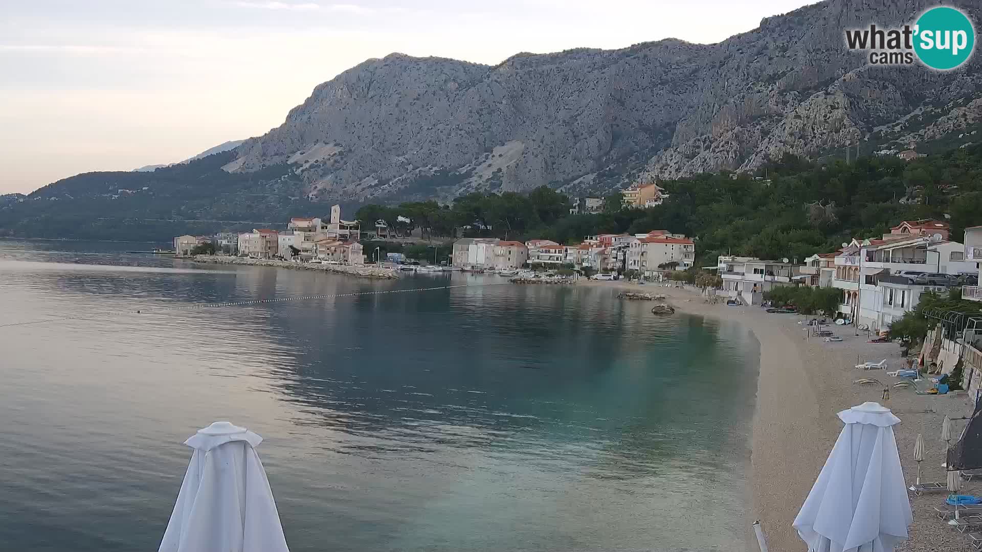 Webcam Drašnice (Podgora)  – Strand
