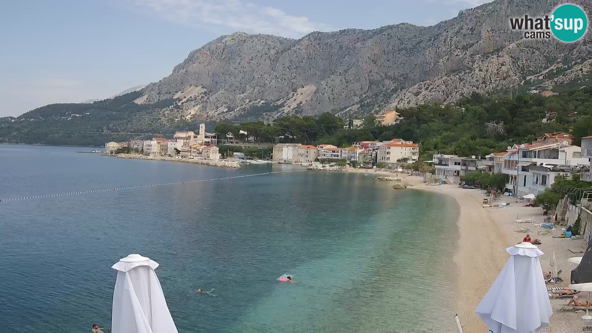 Webcam Drašnice (Podgora)  – Playa