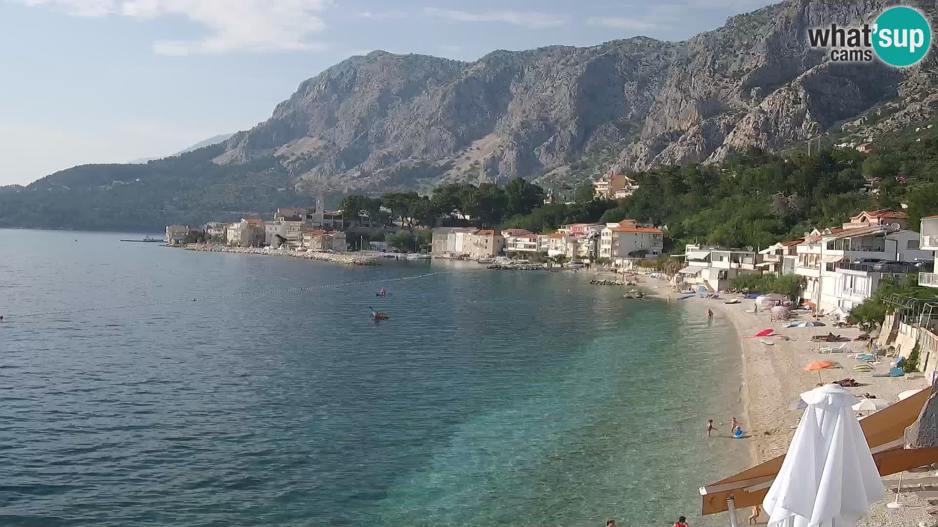 Webcam Drašnice (Podgora)  – Plage