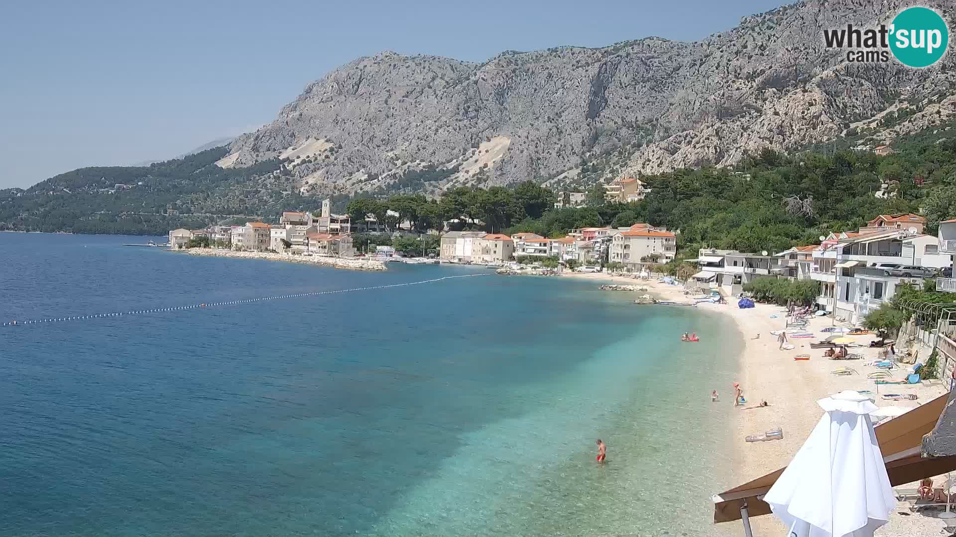 Kamera v živo Drašnice (Podgora) – Plaža