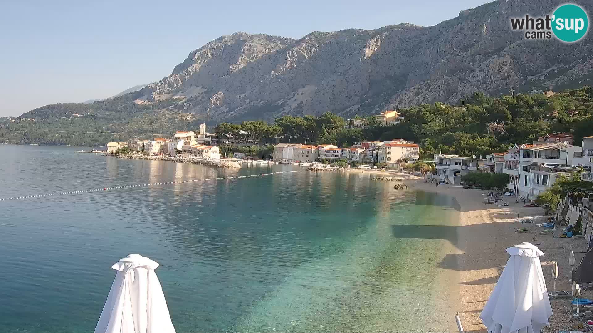Webcam Drašnice (Podgora)  – Beach – Ober apartments
