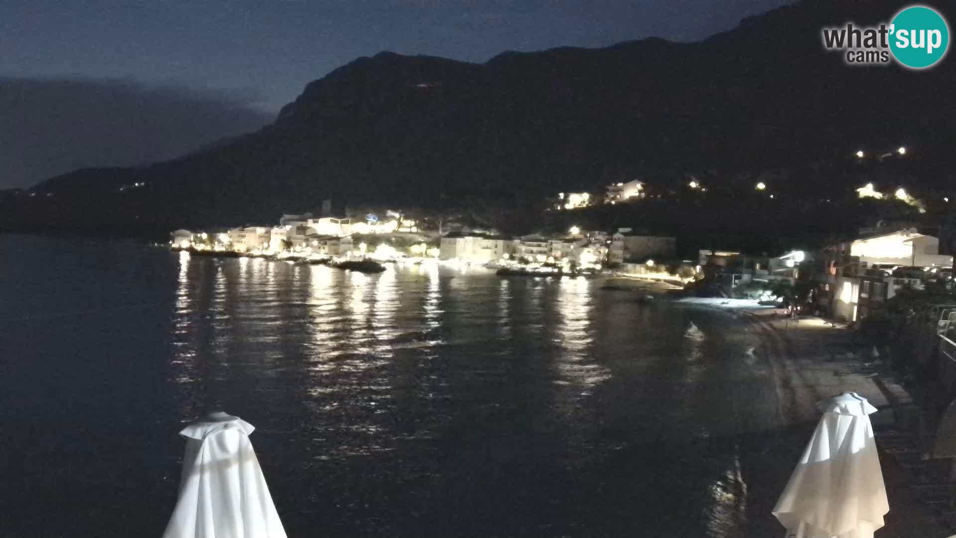 Webcam Drašnice (Podgora)  – Plage