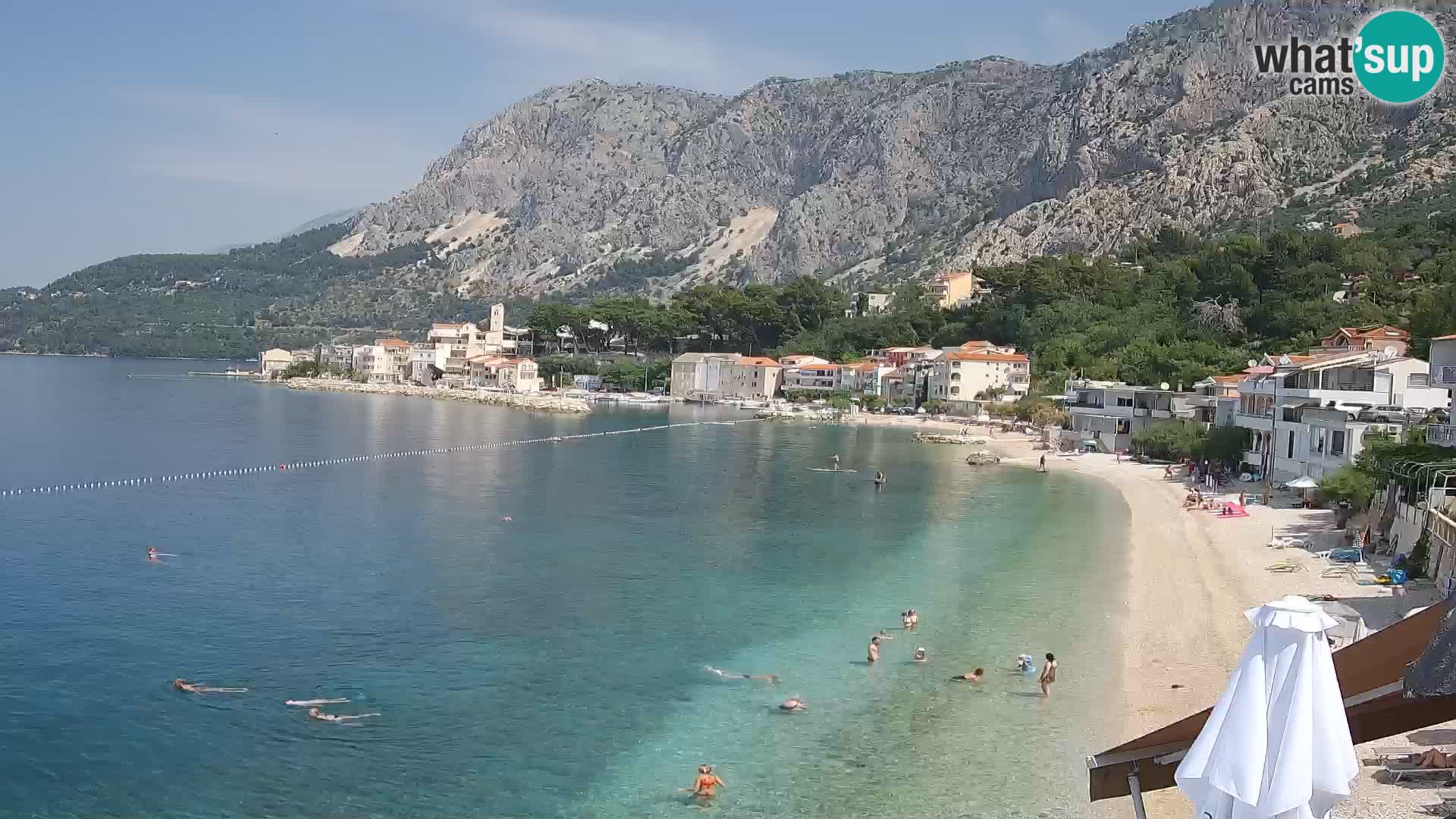 Kamera v živo Drašnice (Podgora) – Plaža