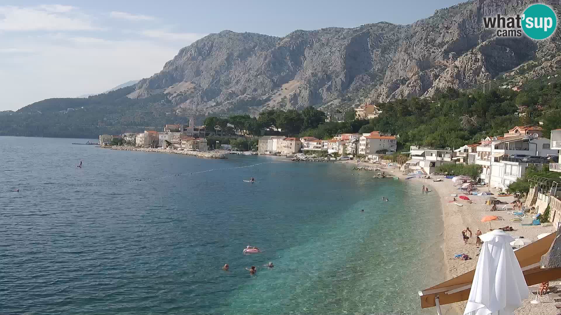Webcam Drašnice (Podgora)  – Playa