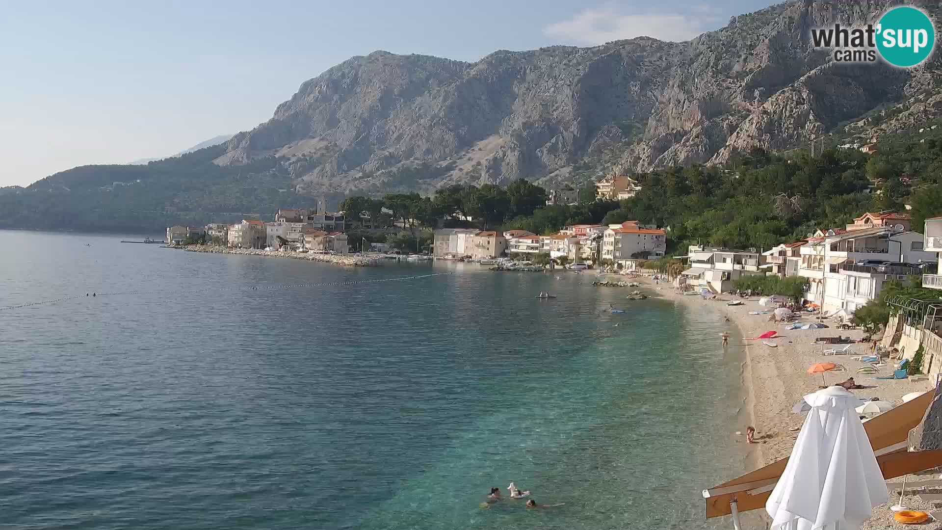 Webcam Drašnice (Podgora)  – Strand