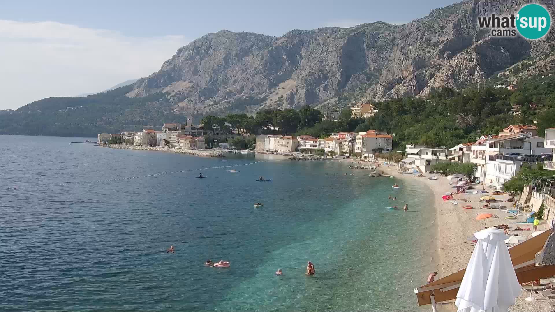 Webcam Drašnice (Podgora)  – Beach – Ober apartments