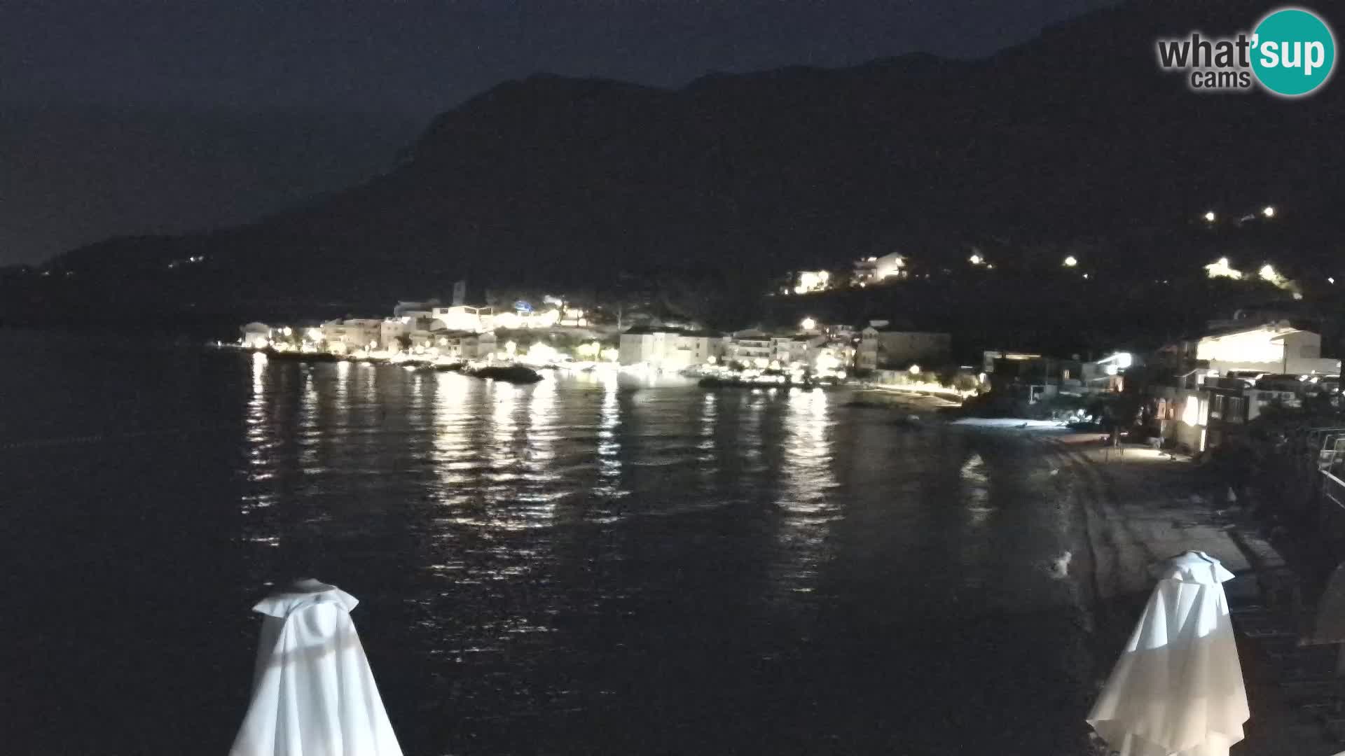 Webcam Drašnice (Podgora)  – Strand