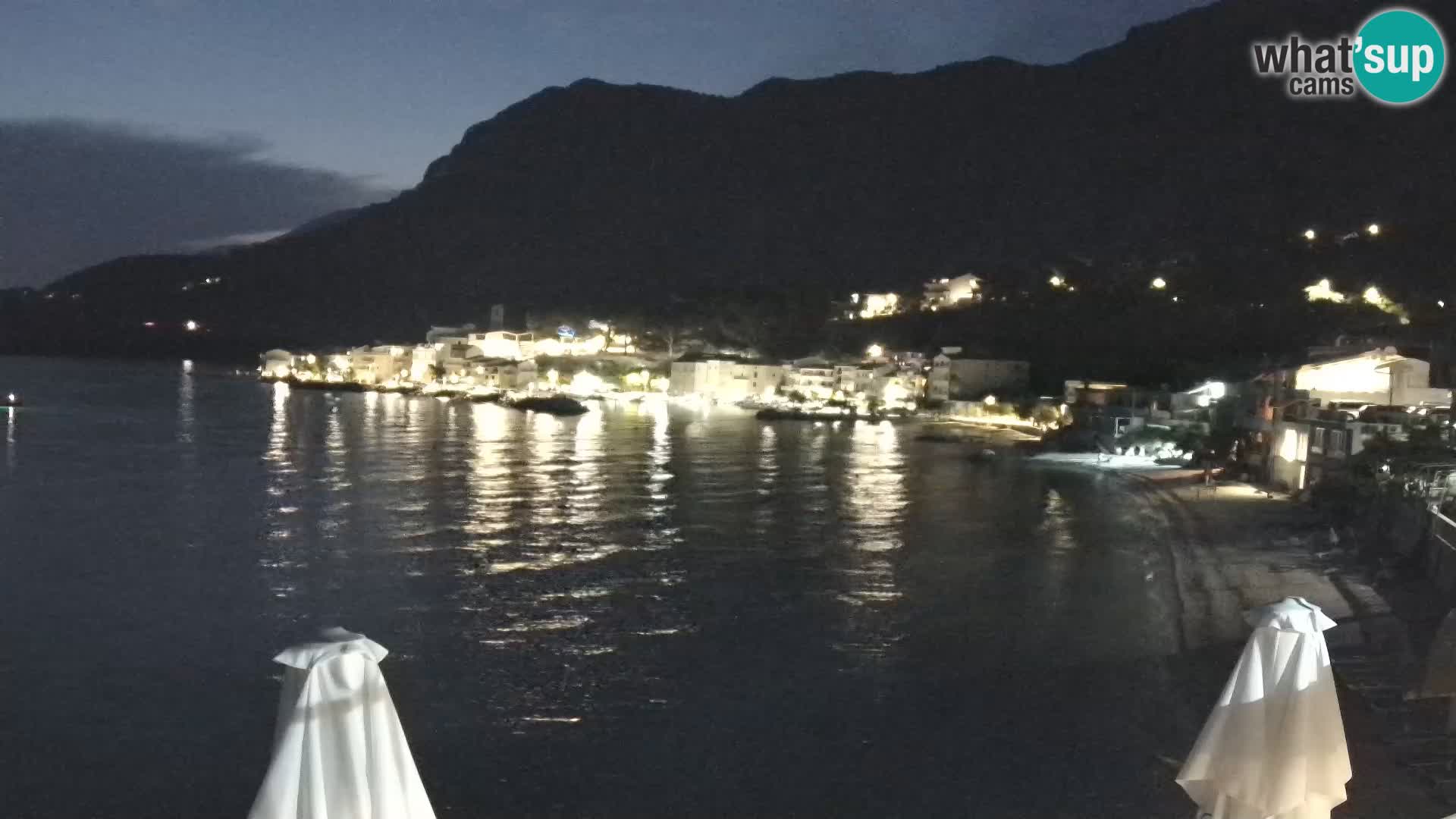 Webcam Drašnice (Podgora)  – Plage
