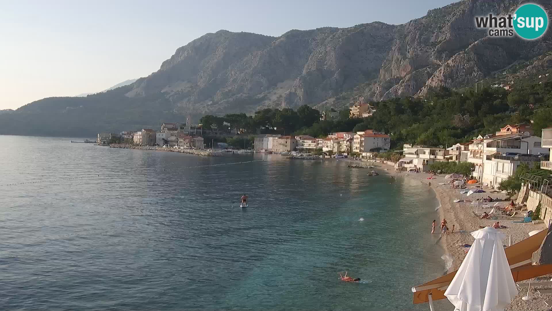 Webcam Drašnice (Podgora)  – Strand