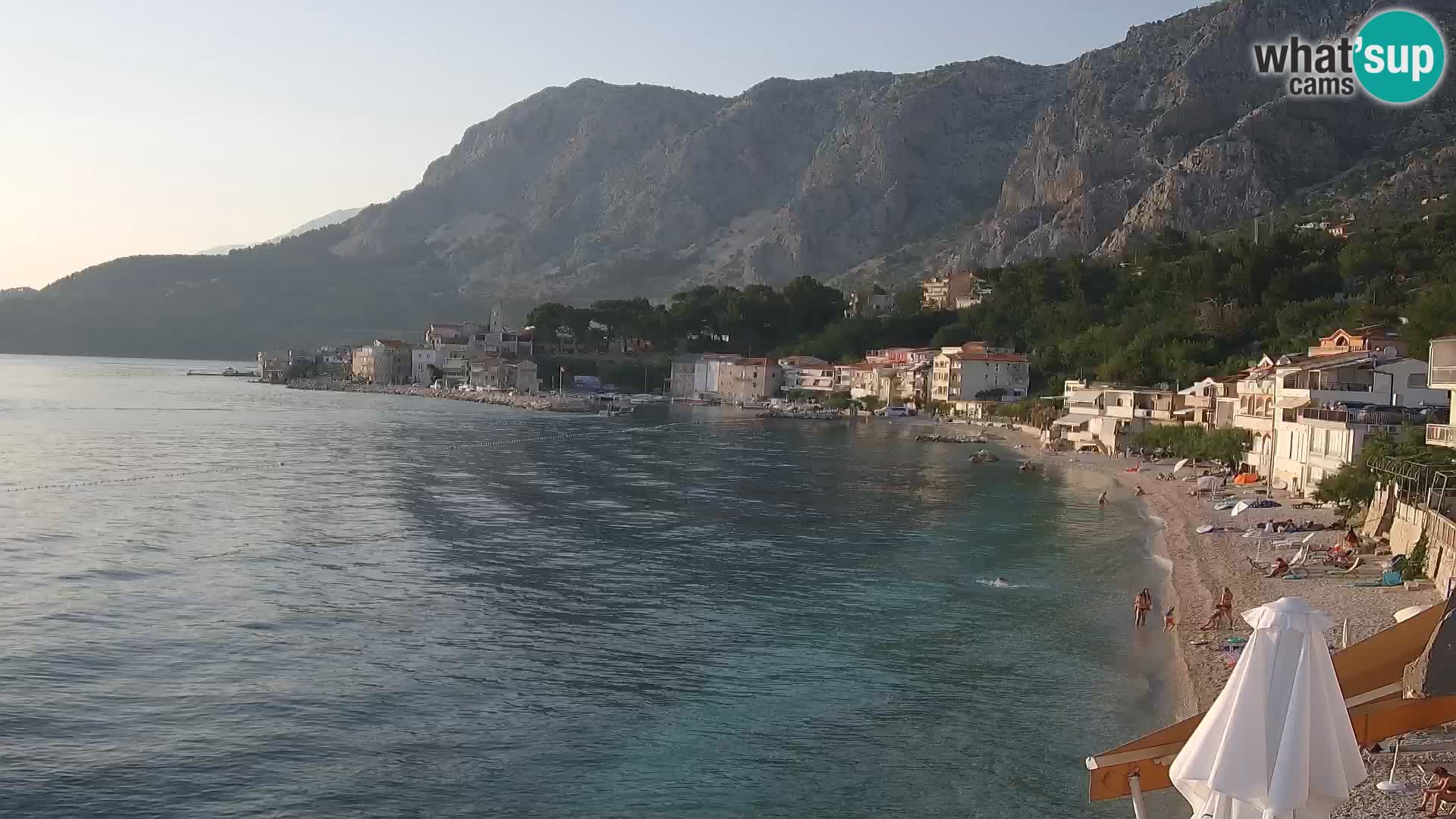 Webcam Drašnice (Podgora)  – Plage