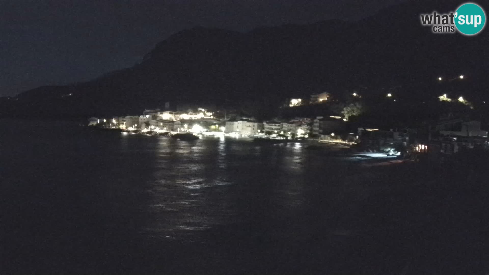 Webcam Drašnice (Podgora)  – Spiaggia