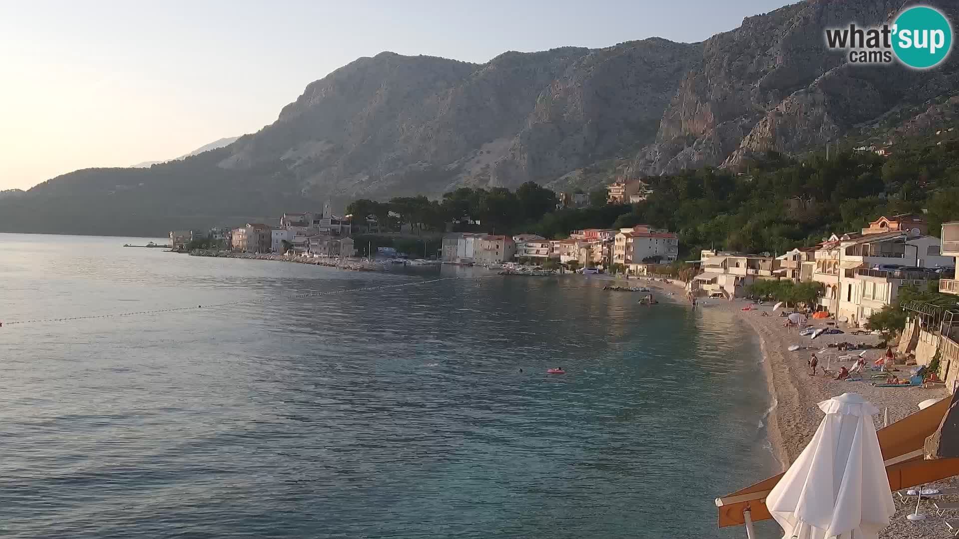 Webcam Drašnice (Podgora)  – Strand