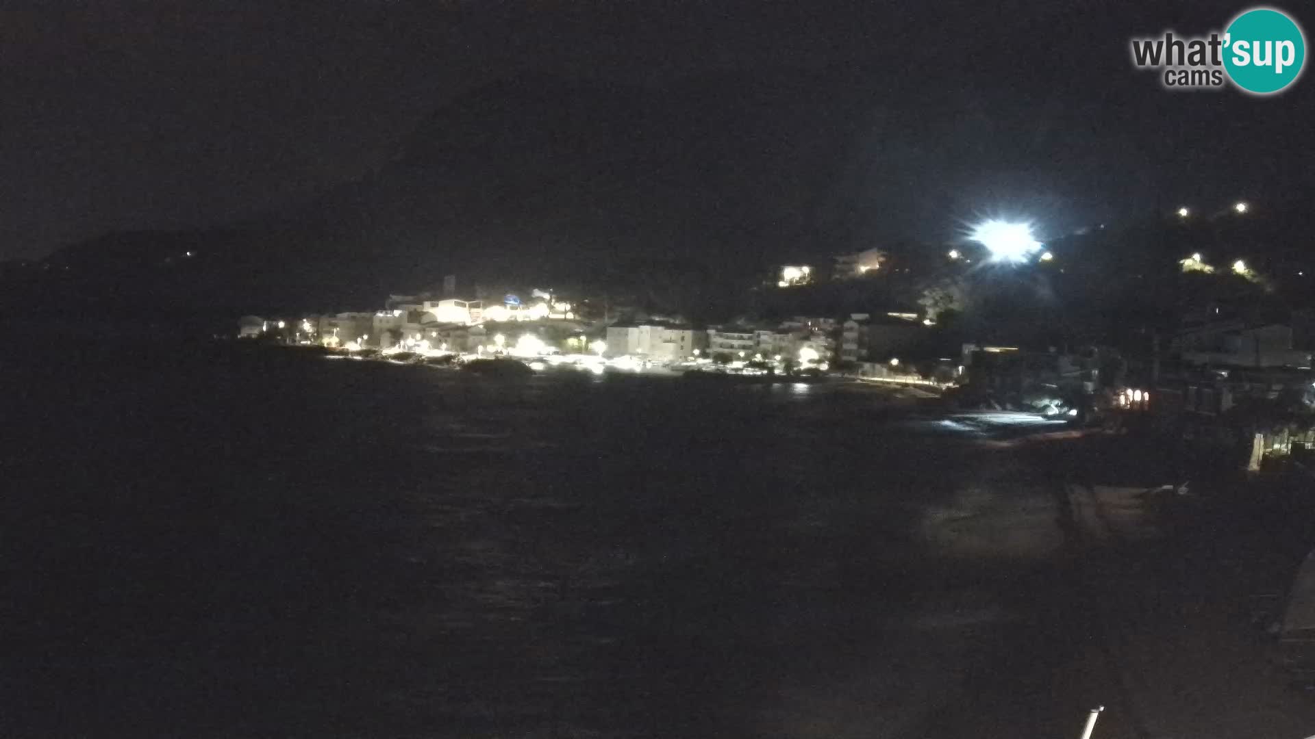 Webcam Drašnice (Podgora)  – Spiaggia