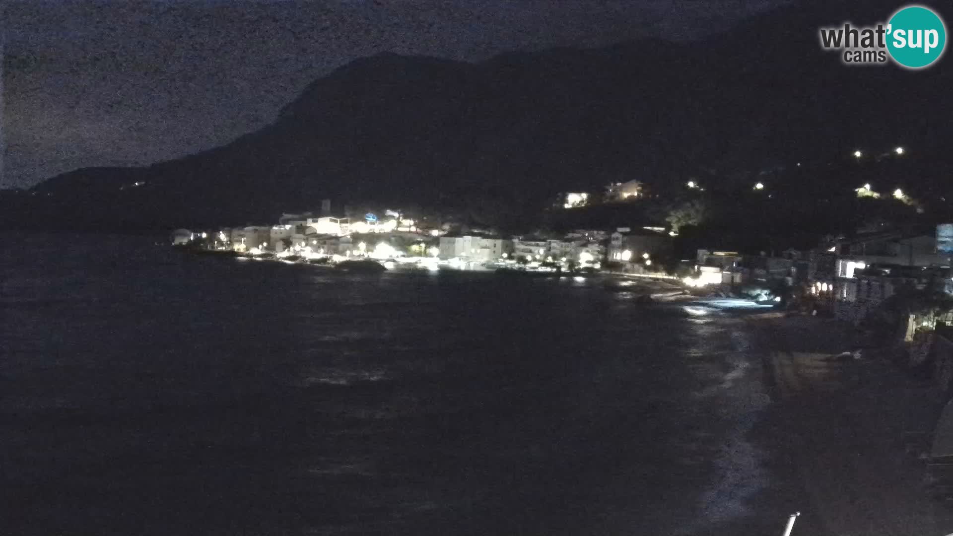 Webcam Drašnice (Podgora)  – Spiaggia