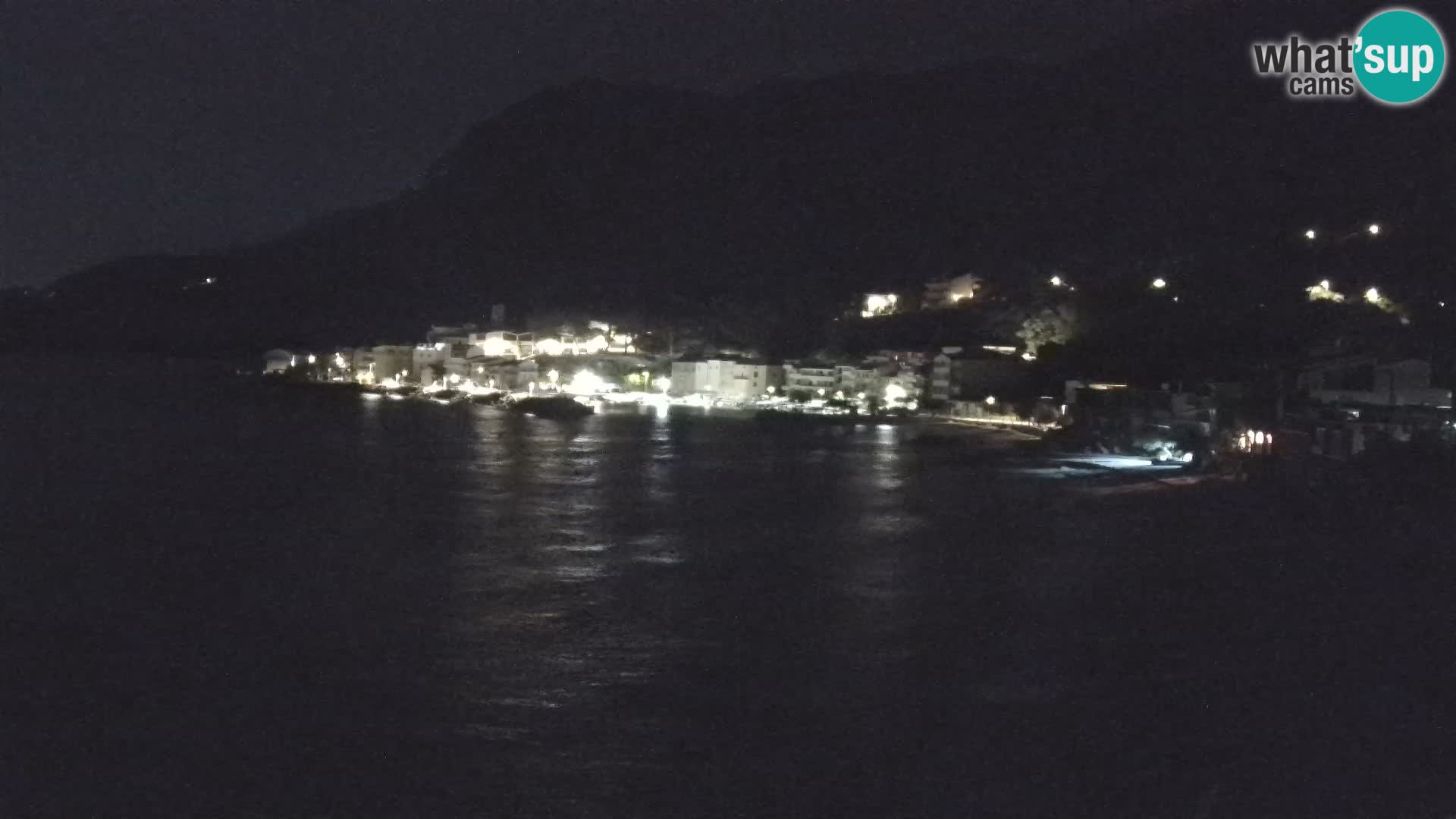Web Kamera Drašnice (Podgora) – Plaža sa Apartmana Ober