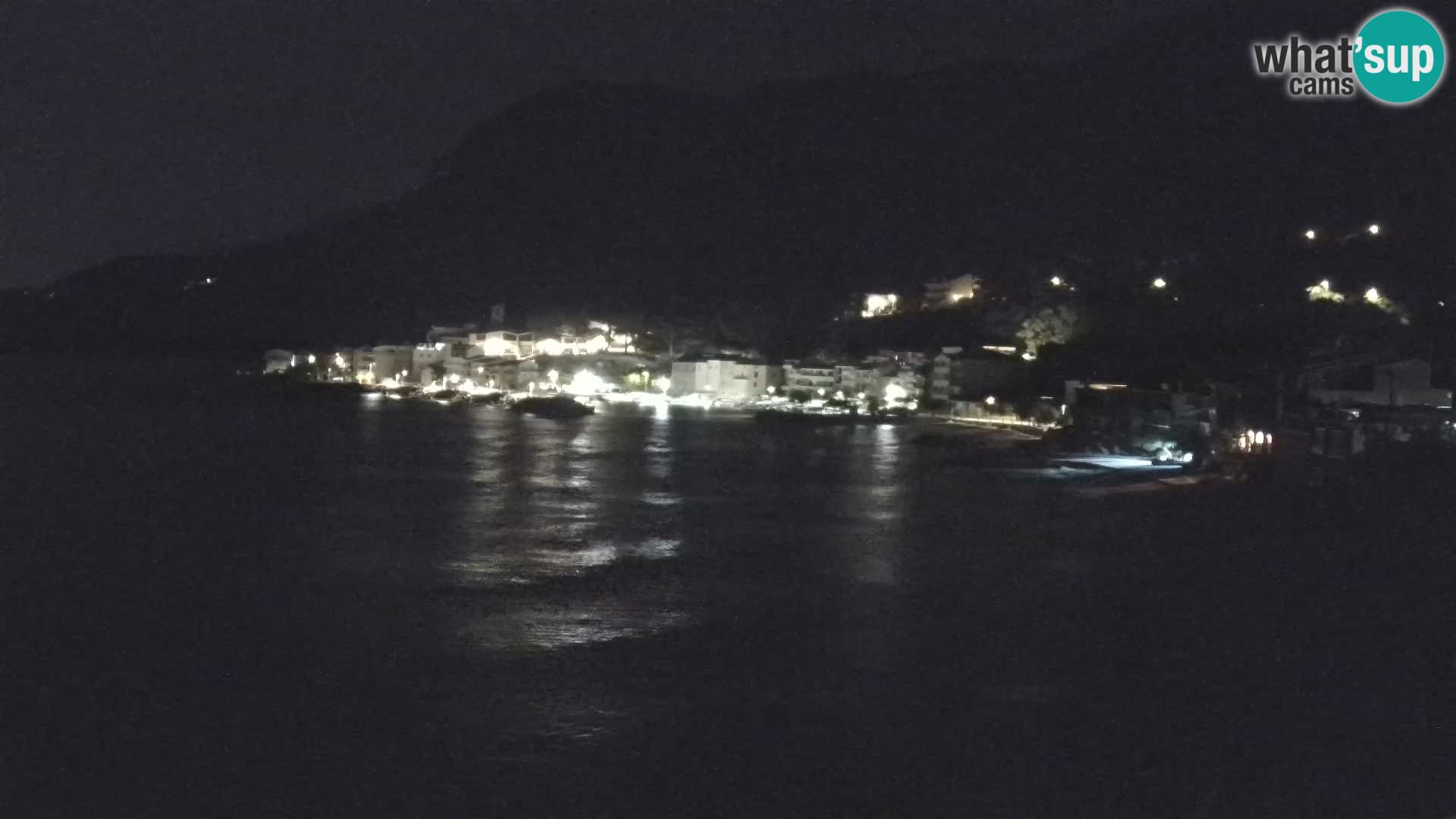 Web Kamera Drašnice (Podgora) – Plaža sa Apartmana Ober