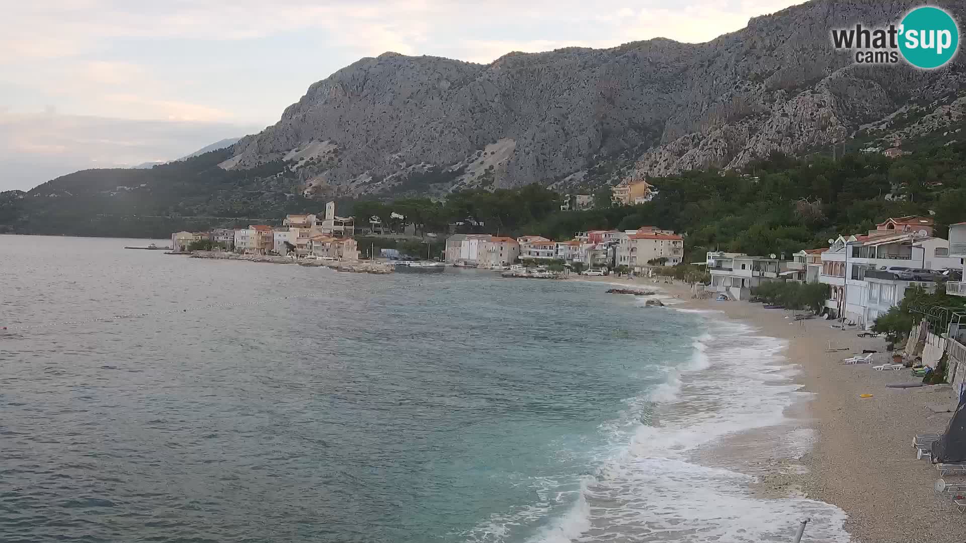 Webcam Drašnice (Podgora)  – Playa