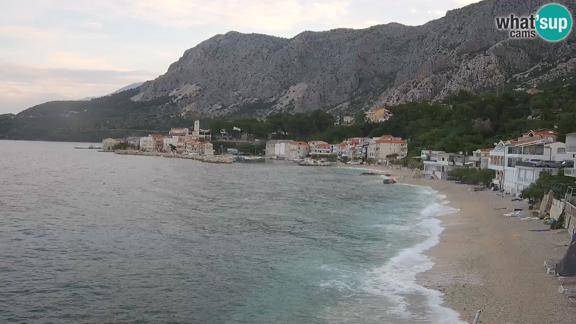 Webcam Drašnice (Podgora)  – Playa