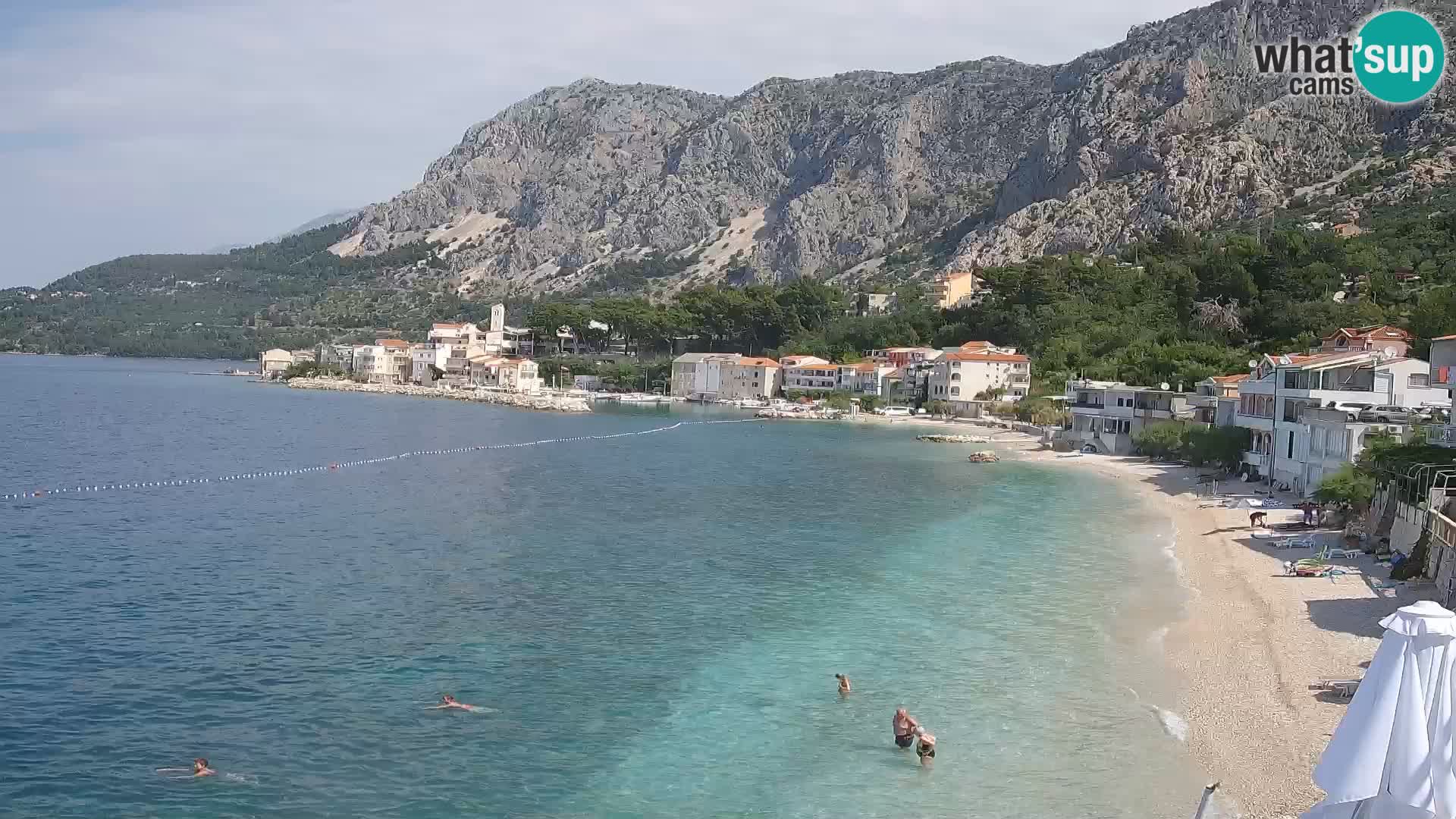 Webcam Drašnice (Podgora)  – Plage