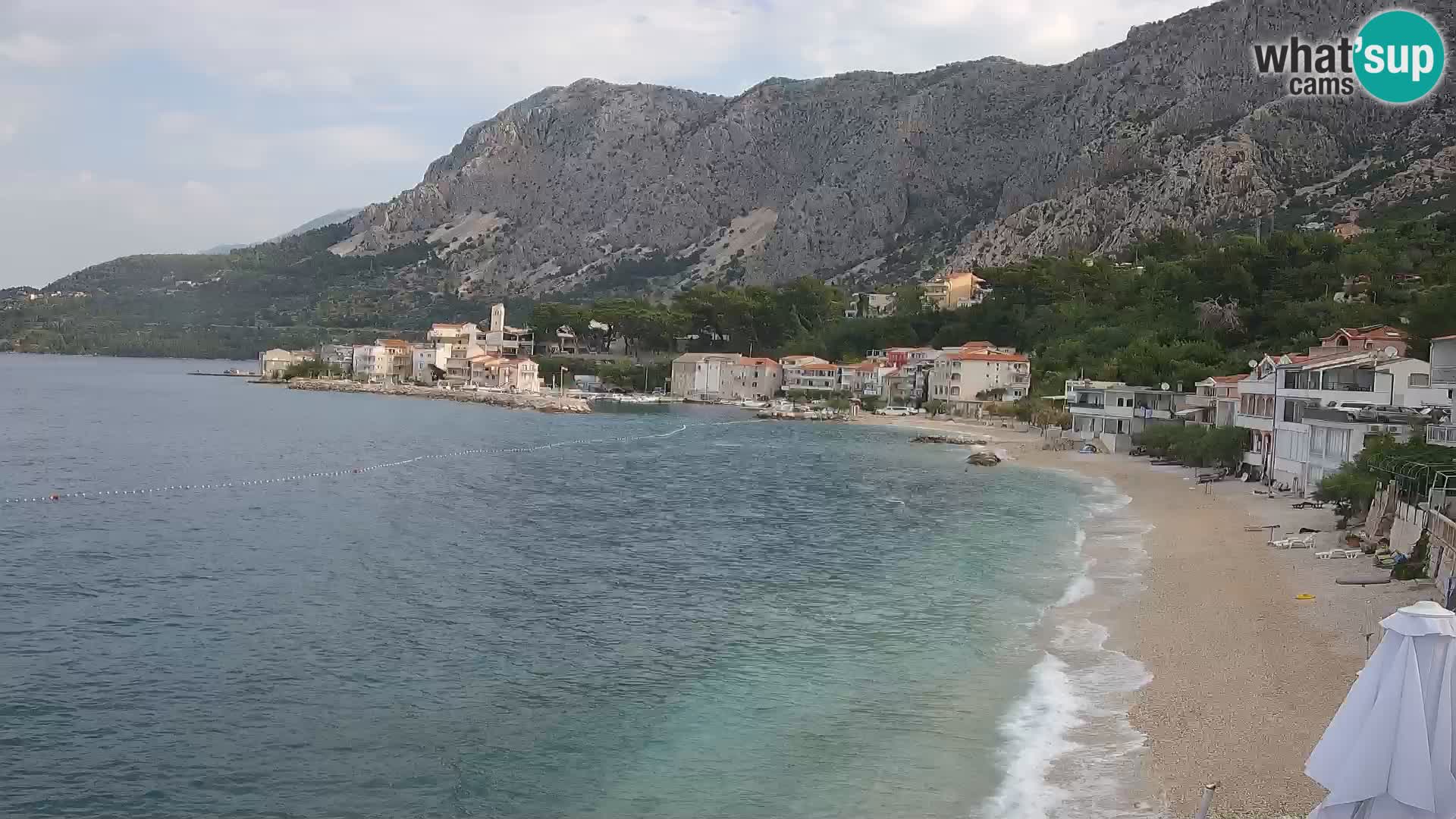 Webcam Drašnice (Podgora)  – Beach – Ober apartments