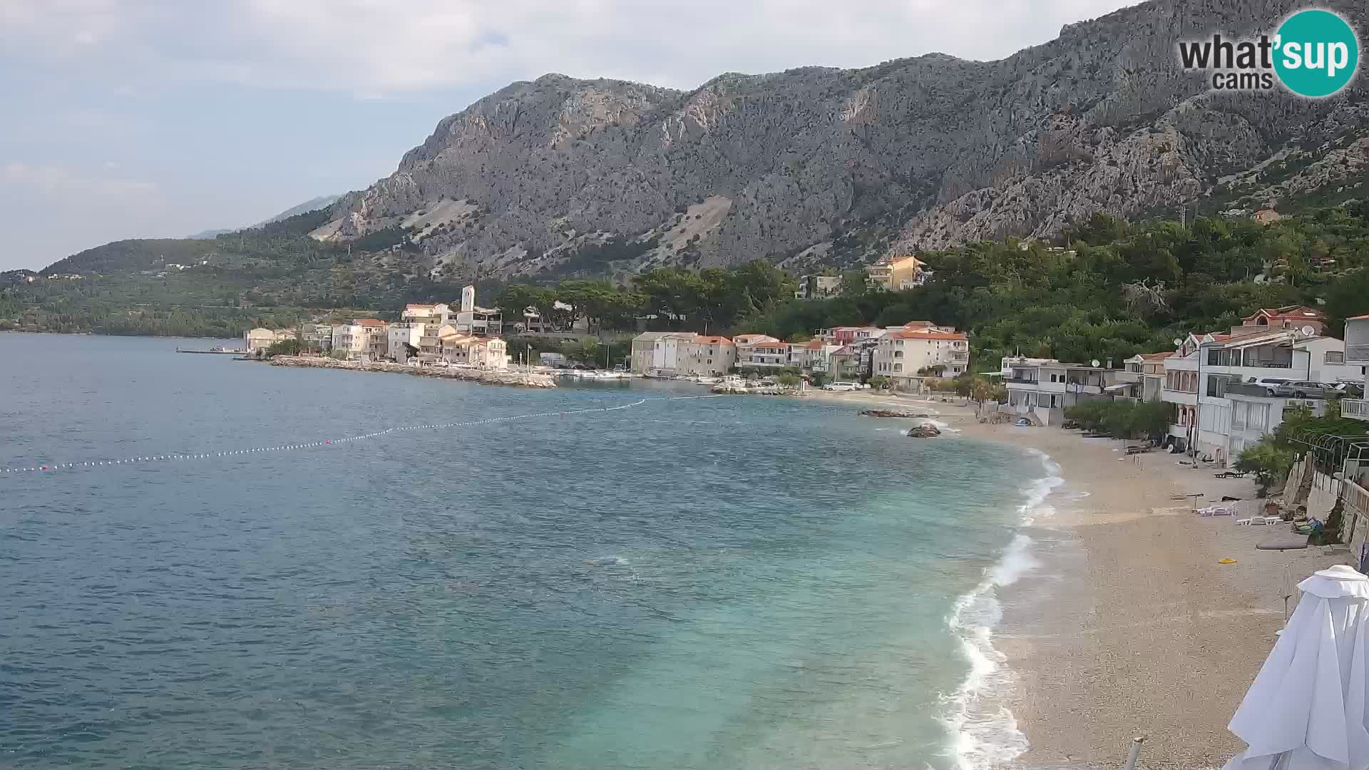 Webcam Drašnice (Podgora)  – Beach – Ober apartments