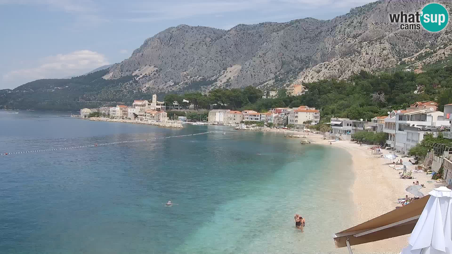 Webcam Drašnice (Podgora)  – Beach – Ober apartments
