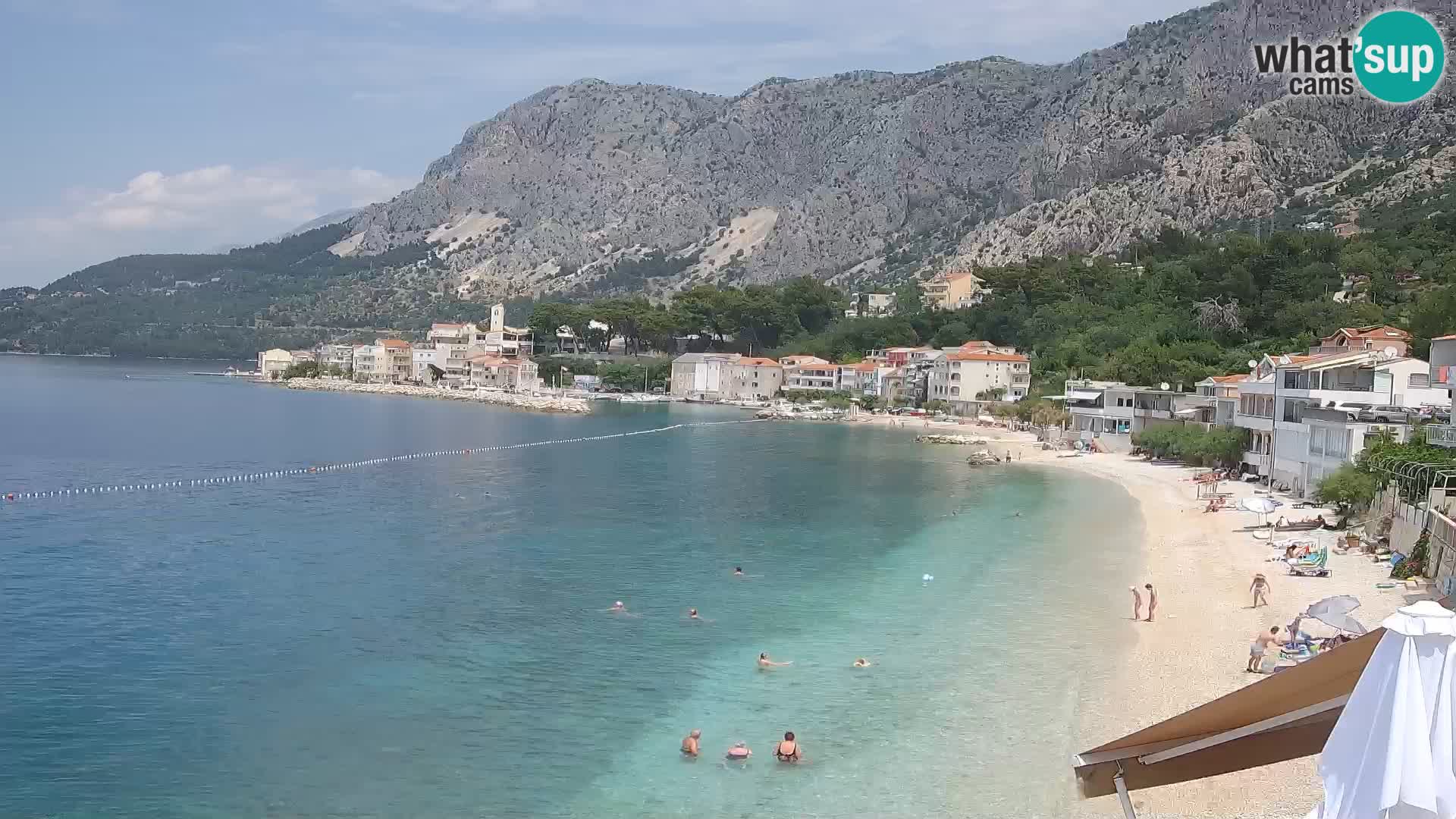 Webcam Drašnice (Podgora)  – Strand