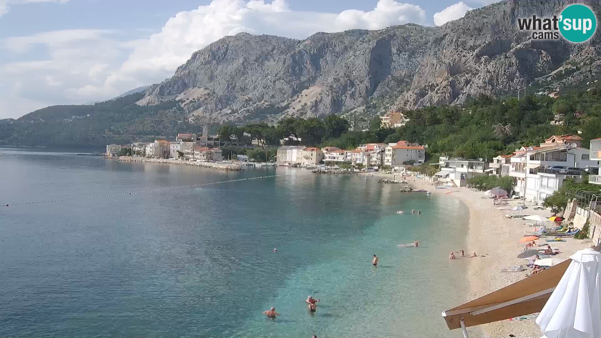 Webcam Drašnice (Podgora)  – Beach – Ober apartments