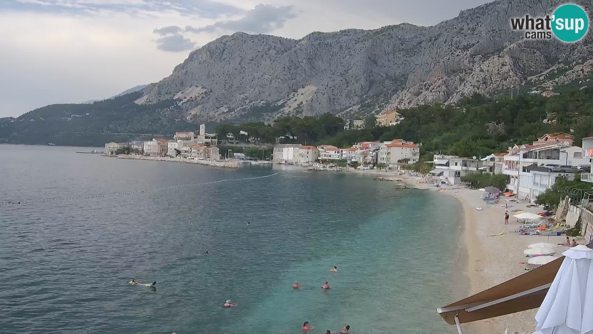 Webcam Drašnice (Podgora)  – Beach – Ober apartments