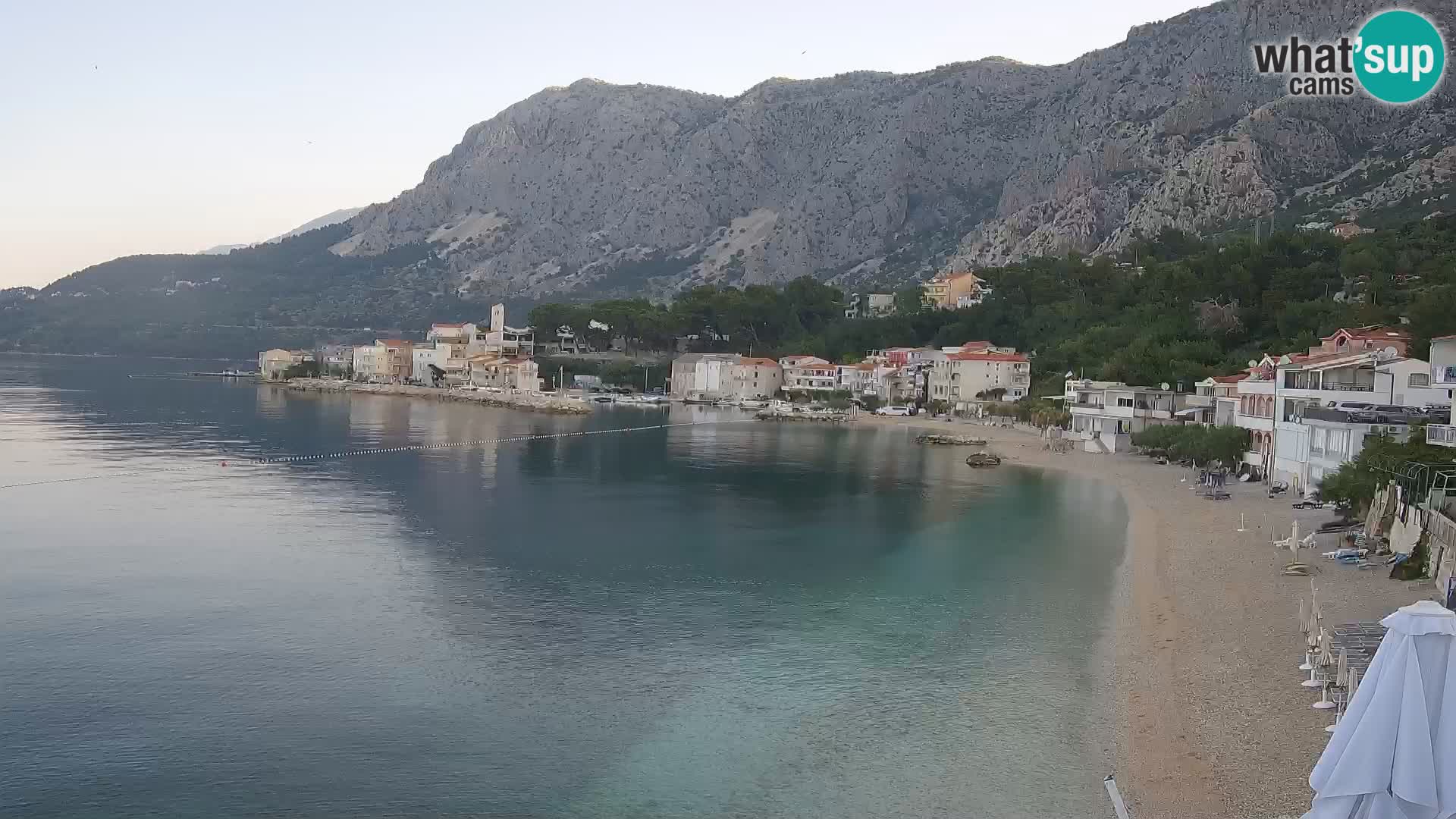 Webcam Drašnice (Podgora)  – Playa