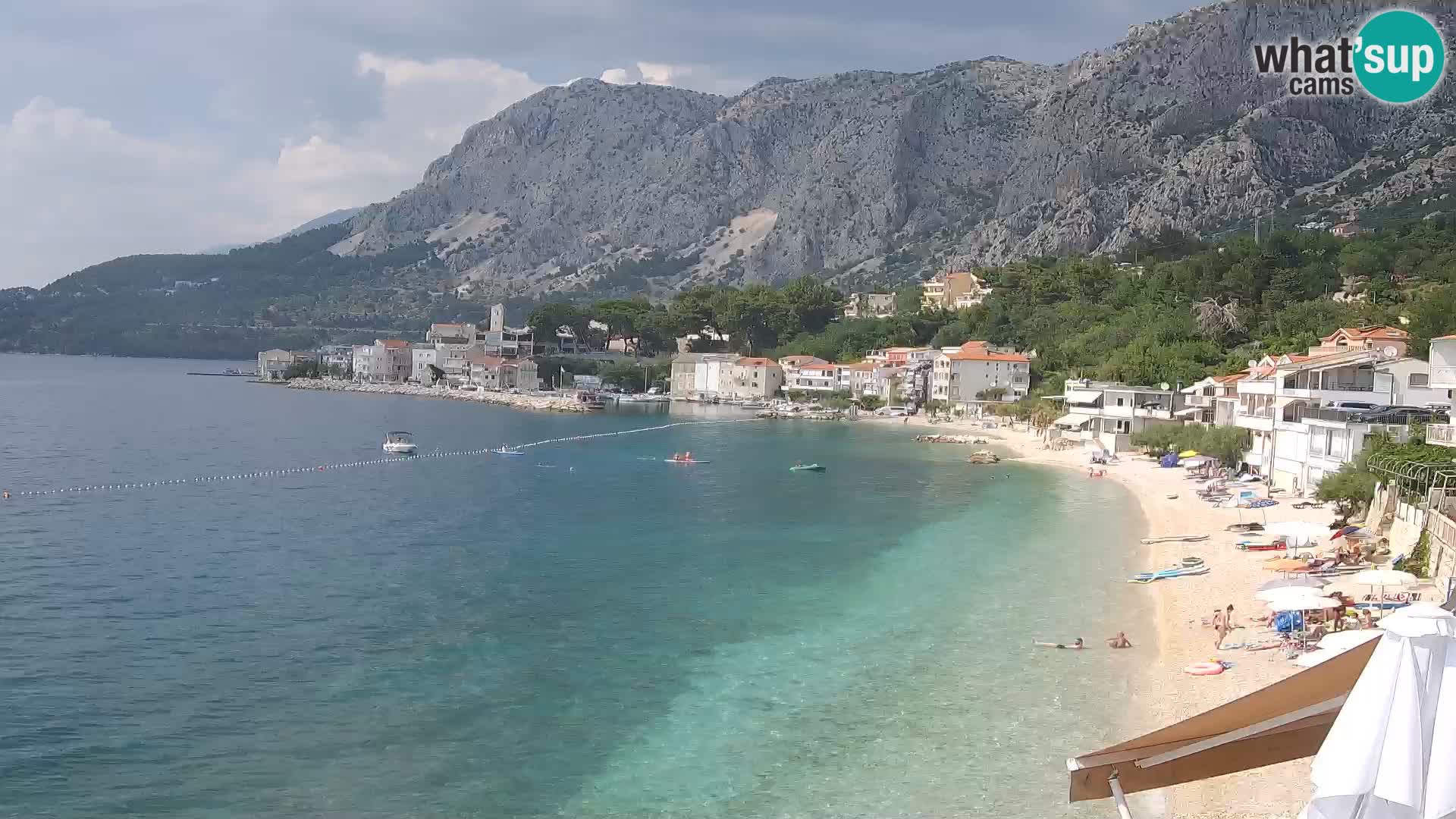 Webcam Drašnice (Podgora)  – Beach – Ober apartments