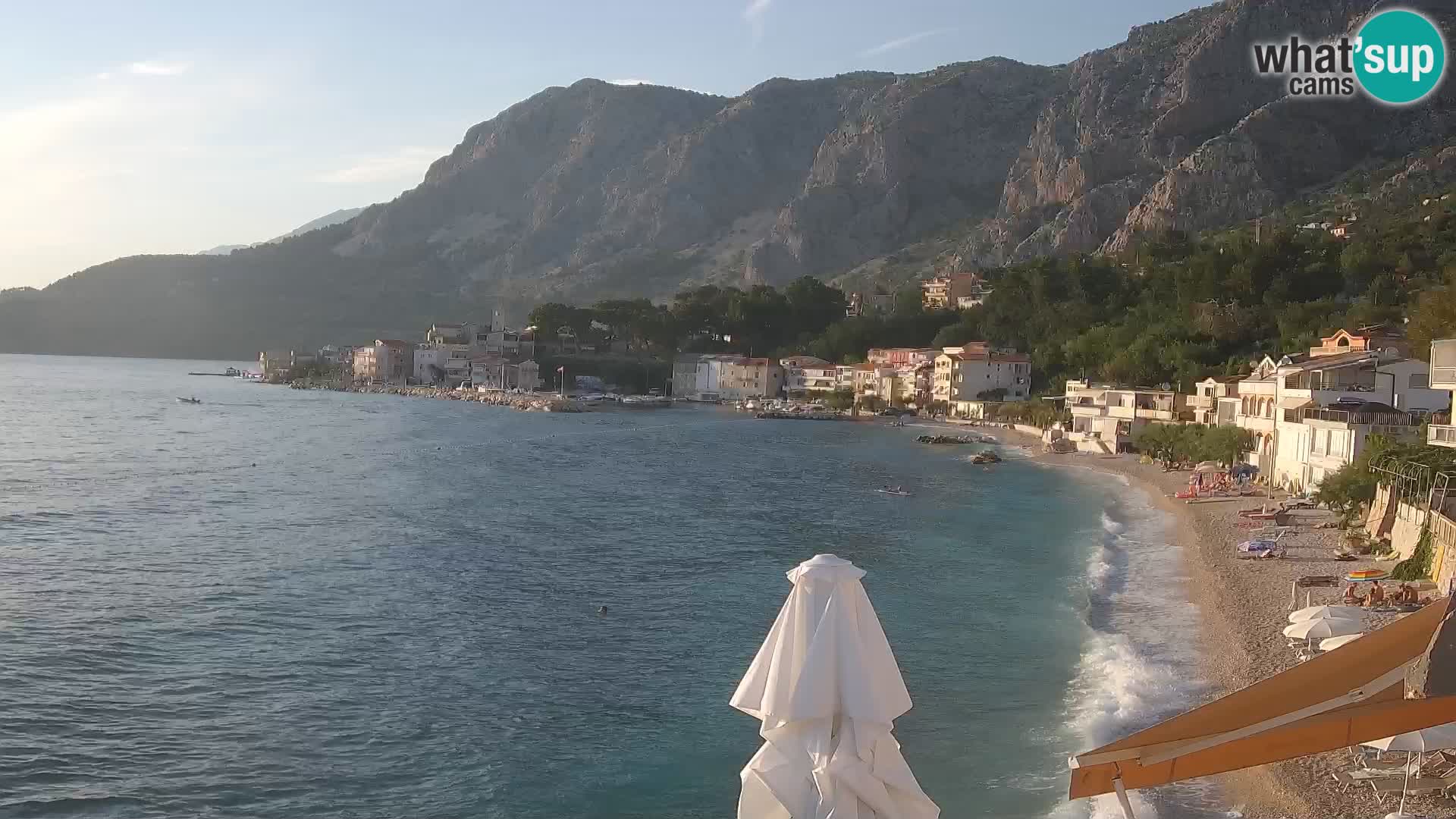 Webcam Drašnice (Podgora)  – Strand