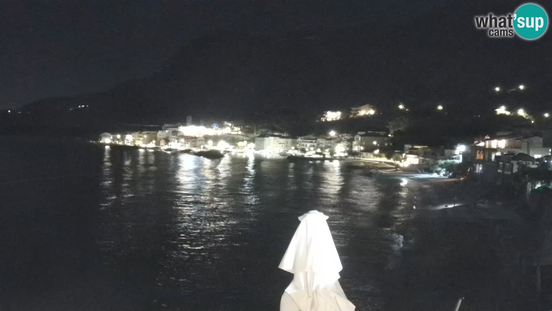 Webcam Drašnice (Podgora)  – Strand