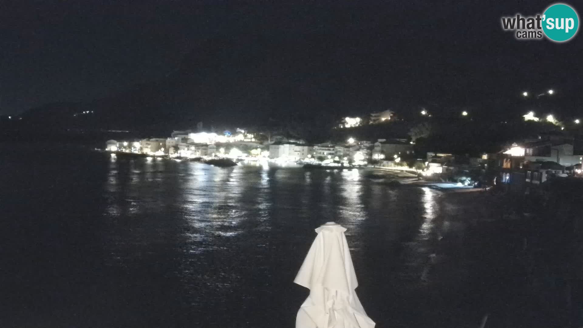Webcam Drašnice (Podgora)  – Spiaggia