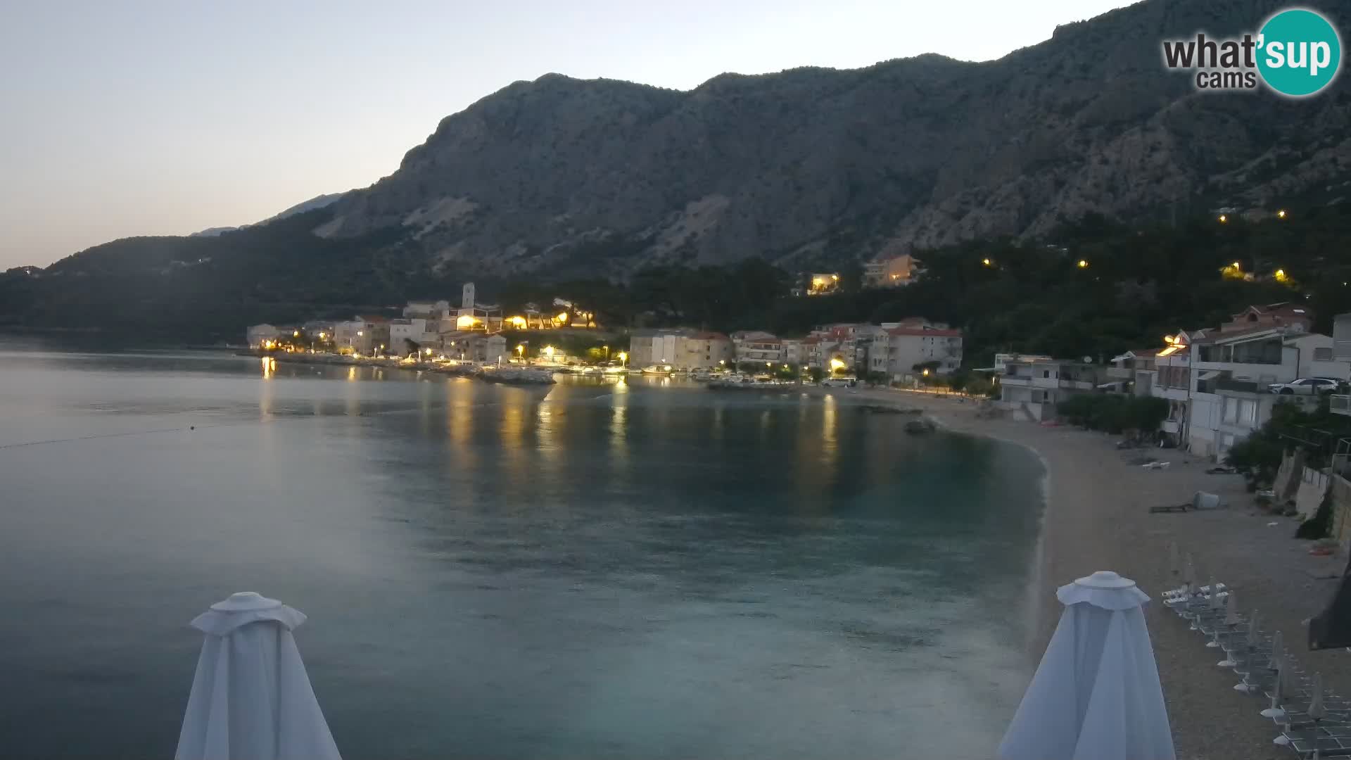 Webcam Drašnice (Podgora)  – Beach – Ober apartments