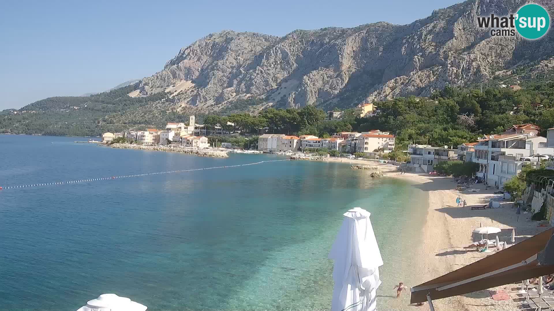 Webcam Drašnice (Podgora)  – Beach – Ober apartments