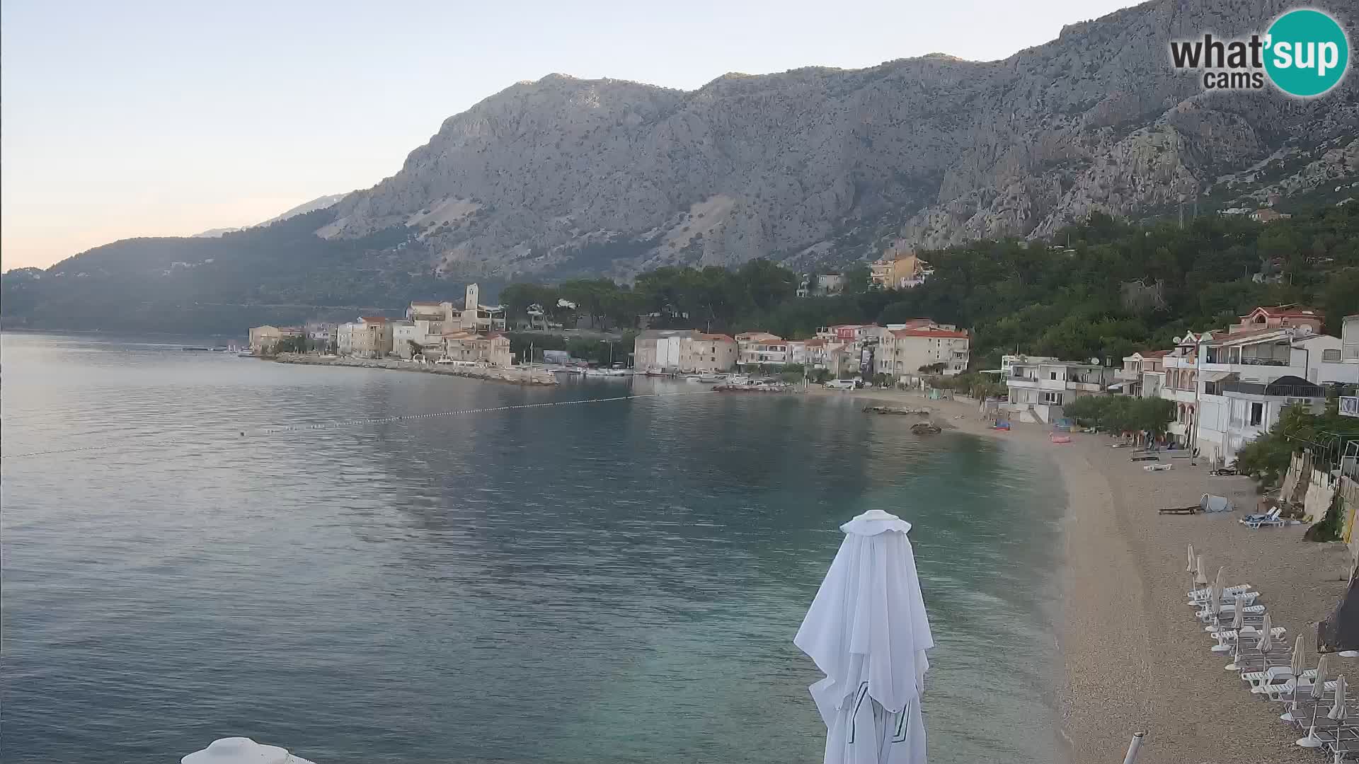 Webcam Drašnice (Podgora)  – Beach – Ober apartments