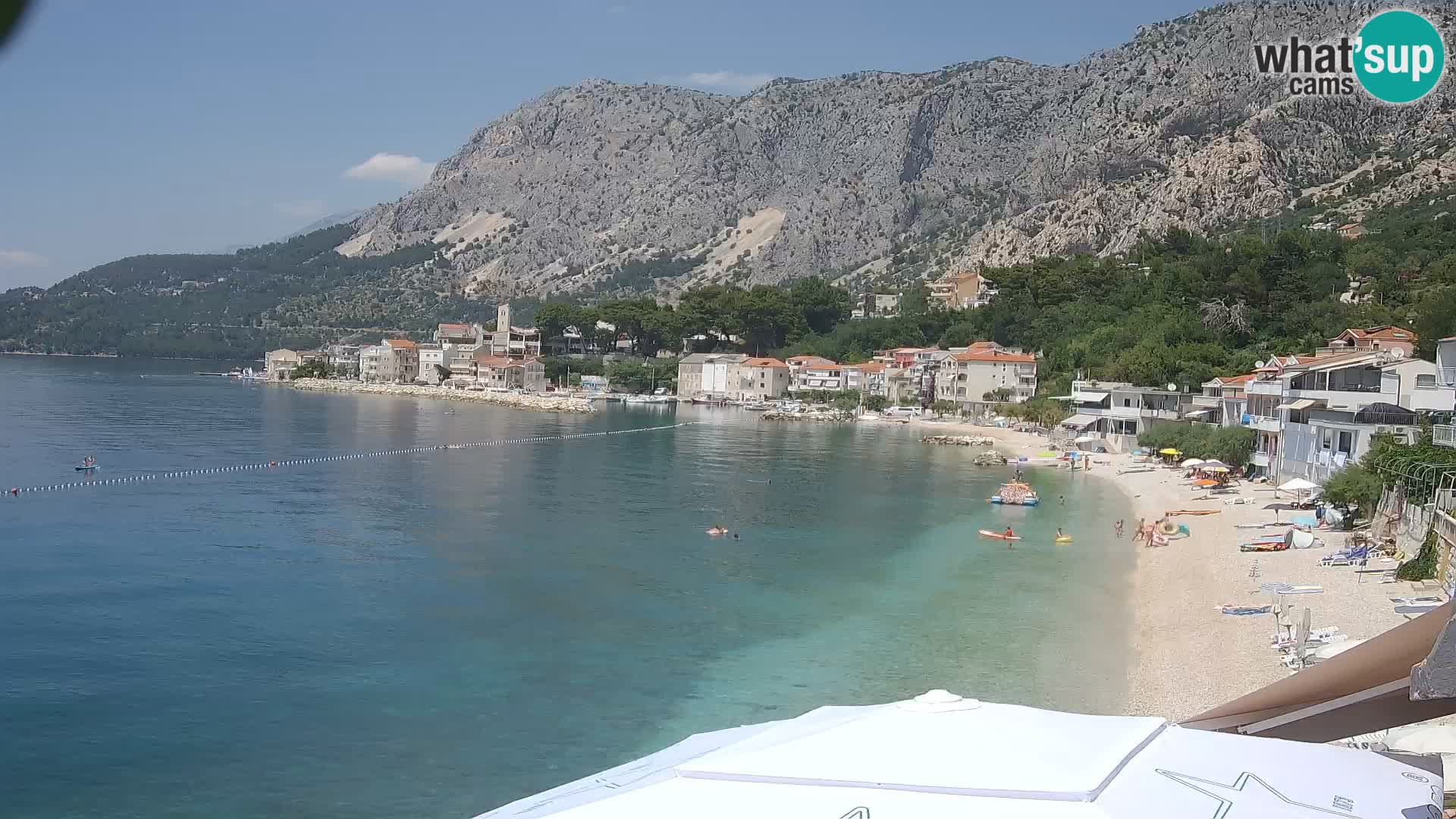 Webcam Drašnice (Podgora)  – Beach – Ober apartments