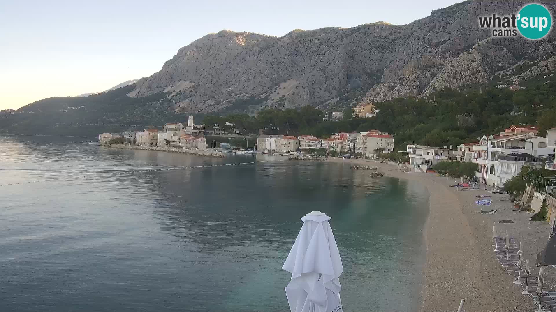 Webcam Drašnice (Podgora)  – Plage